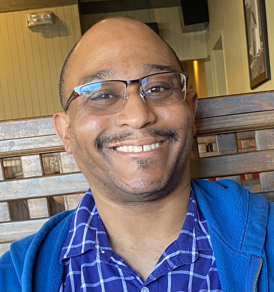 George Walker smiling